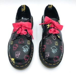 Dr. Martens HELLO KITTY & FRIENDS 1461 SMOOTH LEATHER OXFORD SHOES US 8